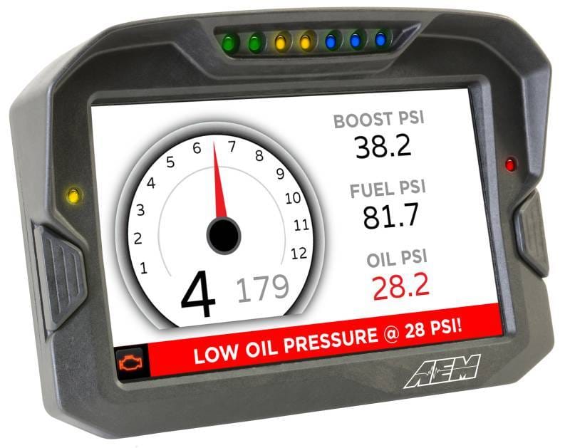 AEM 30-5702 AEM CD-7 Non Logging GPS Enabled Race Dash Carbon Fiber Digital Display w/o VDM (CAN Input Only) thumbnail 9
