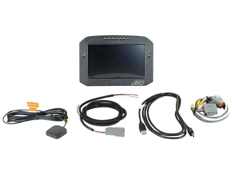 AEM 30-5702F AEM CD-7G Carbon Flush Digital Dash Display w/ Internal 20Hz GPS & Antenna thumbnail 2