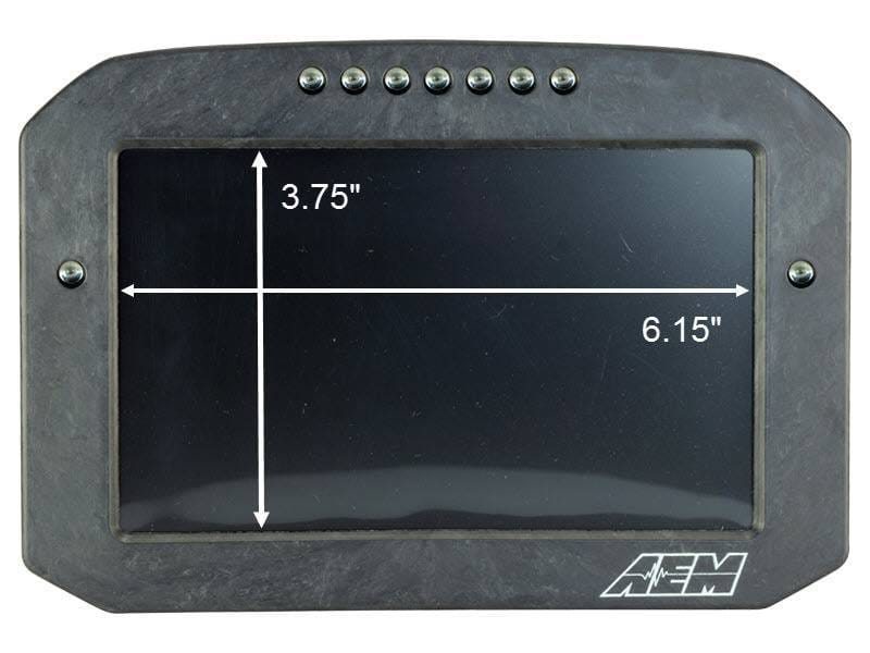 AEM 30-5700F AEM CD-7 Carbon Flush Digital Dash Display thumbnail 10