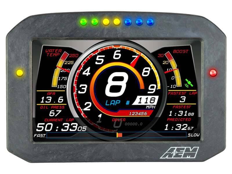 AEM 30-5702F AEM CD-7G Carbon Flush Digital Dash Display w/ Internal 20Hz GPS & Antenna thumbnail 17