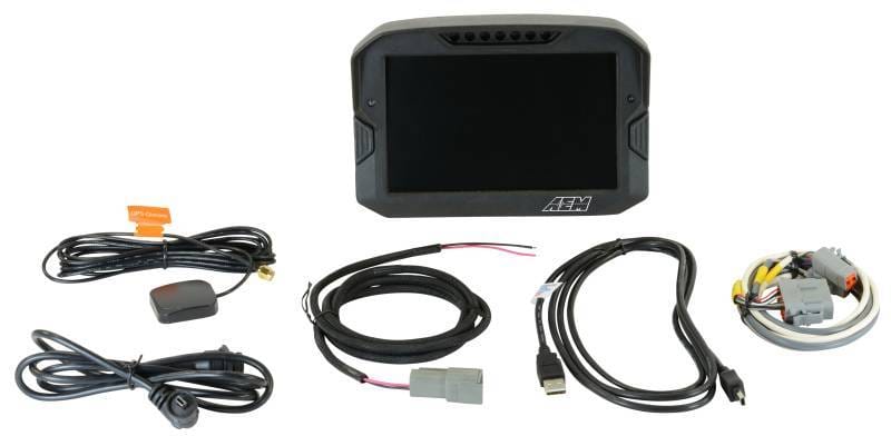 AEM 30-5703 AEM CD-7 Logging GPS Enabled Race Dash Carbon Fiber Digital Display w/o VDM (CAN Input Only)