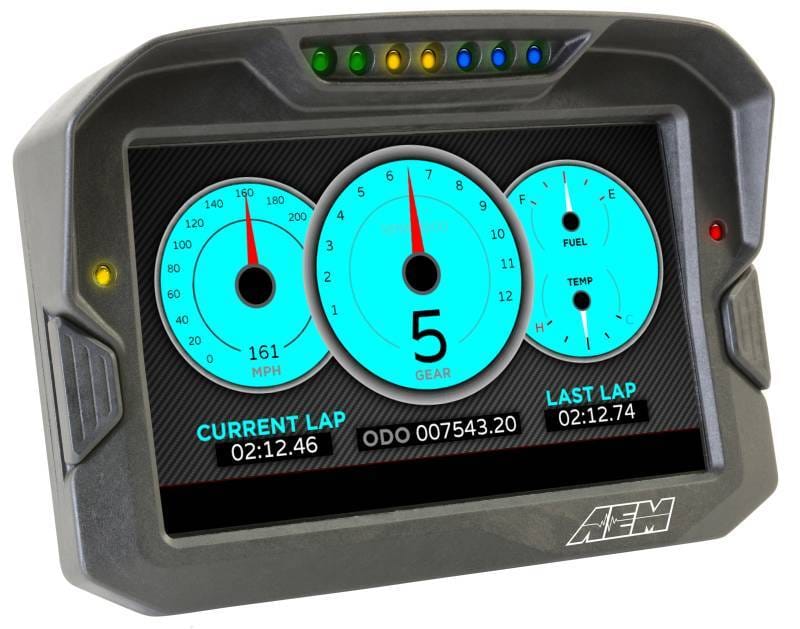 AEM 30-5703 AEM CD-7 Logging GPS Enabled Race Dash Carbon Fiber Digital Display w/o VDM (CAN Input Only) thumbnail 7
