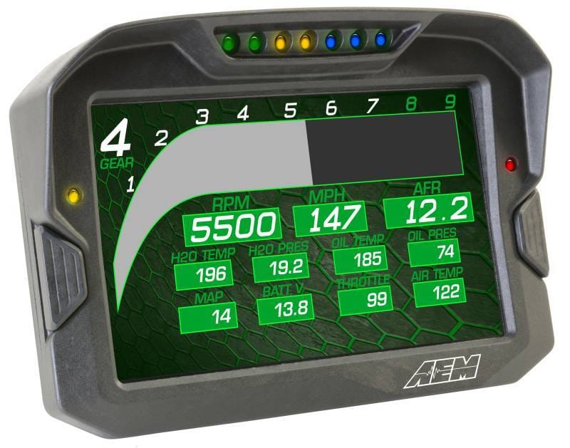 AEM 30-5703 AEM CD-7 Logging GPS Enabled Race Dash Carbon Fiber Digital Display w/o VDM (CAN Input Only) thumbnail 12
