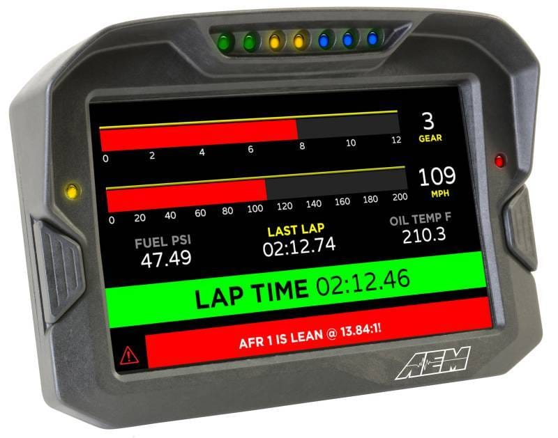 AEM 30-5703 AEM CD-7 Logging GPS Enabled Race Dash Carbon Fiber Digital Display w/o VDM (CAN Input Only) thumbnail 13