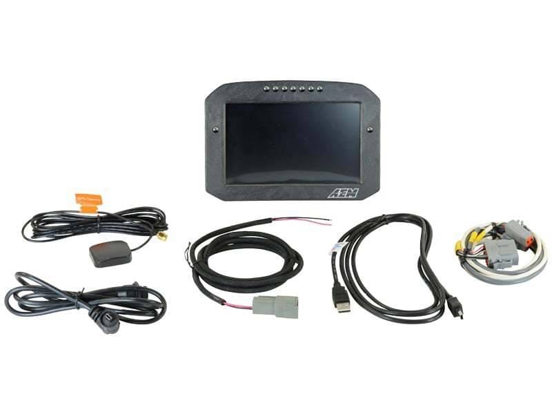 AEM 30-5703F AEM CD-7LG Carbon Logging Flush Digital Dash Display w/ Internal 20Hz GPS & Antenna thumbnail 2