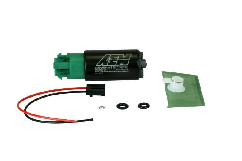 AEM 50-1215 AEM 340LPH 65mm Fuel Pump Kit w/ Mounting Hooks - Ethanol Compatible