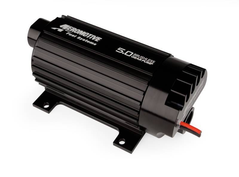 Aeromotive 11186 Aeromotive 5.0 Brushless Spur Gear External Fuel Pump - In-Line - 5gpm