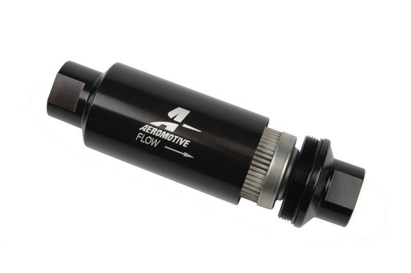 Aeromotive 12324 Aeromotive In-Line Filter - AN-10 - Black - 100 Micron