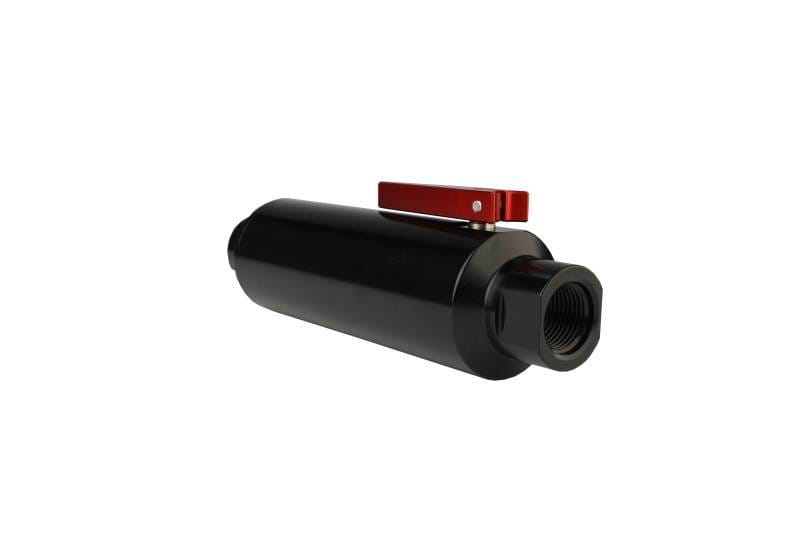 Aeromotive 12331 Aeromotive In-Line AN-10 Filter w/Shutoff Valve 100 Micron SS Element - Black Anodize Finish thumbnail 17