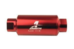 Aeromotive 12340 Aeromotive In-Line Filter - (AN-10) 10 Micron Microglass Element Red Anodize Finish