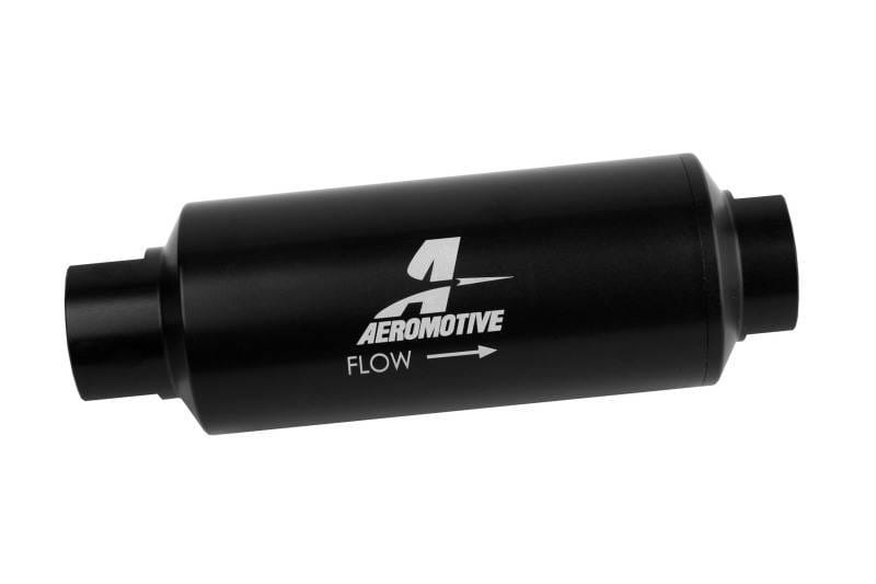 Aeromotive 12343 Aeromotive In-Line Marine Filter - AN-12 - 40 Micron SS Element - Black Hardcoat Finish