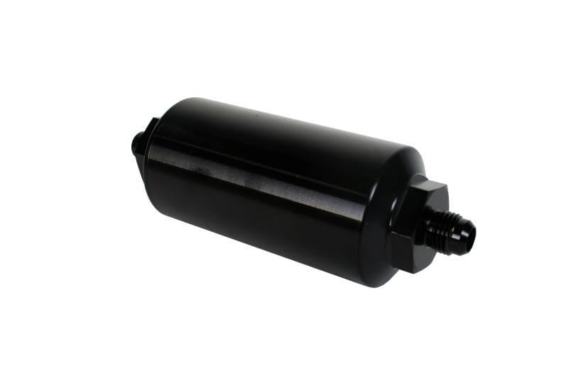 Aeromotive 12345 Aeromotive In-Line Filter - (AN-6 Male) 10 Micron Microglass Element Bright Dip Black Finish thumbnail 7