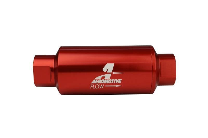 Aeromotive 12335 Aeromotive In-Line Filter - AN-10 size - 40 Micron SS Element - Red Anodize Finish thumbnail 11