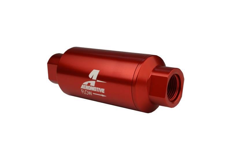 Aeromotive 12335 Aeromotive In-Line Filter - AN-10 size - 40 Micron SS Element - Red Anodize Finish thumbnail 16