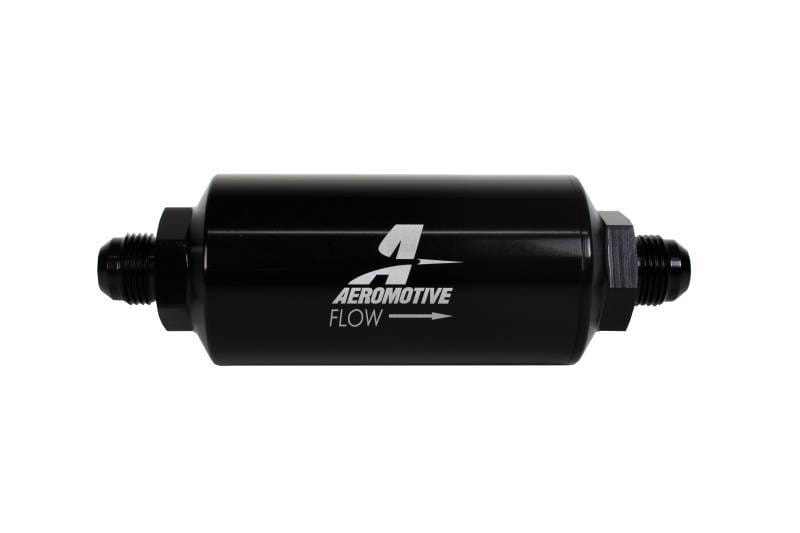 Aeromotive 12377 Aeromotive In-Line Filter - (AN -8 Male) 10 Micron Fabric Element Bright Dip Black Finish thumbnail 11