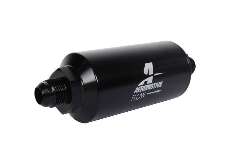 Aeromotive 12377 Aeromotive In-Line Filter - (AN -8 Male) 10 Micron Fabric Element Bright Dip Black Finish thumbnail 16