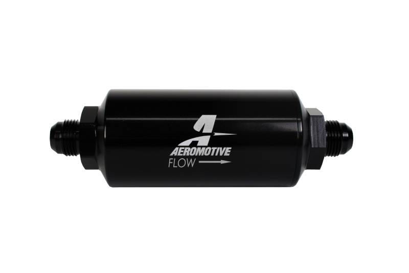 Aeromotive 12378 Aeromotive In-Line Filter - (AN -8 Male) 40 Micron Stainless Mesh Element Bright Dip Black Finish thumbnail 7