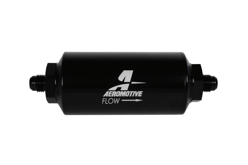 Aeromotive 12347 Aeromotive In-Line Filter - (AN-6 Male) 10 Micron Fabric Element Bright Dip Black Finish thumbnail 9