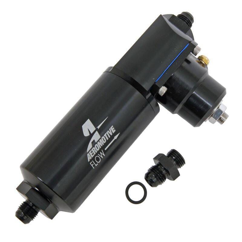 Aeromotive 13147 Aeromotive Universal Filter Combo EFI Regulator 10 Micron AN-06 Flare