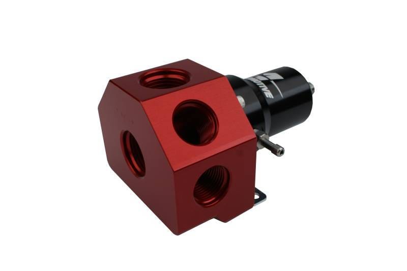 Aeromotive 13133 Aeromotive Regulator - 30-120 PSI - .500 Valve - 4x AN-08 and AN-10 inlets / AN-10 Bypass thumbnail 13