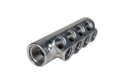 Aeromotive 14602 Aeromotive Fuel Distribution Log (10-Ports) (2) -10 AN/(8) -6 AN