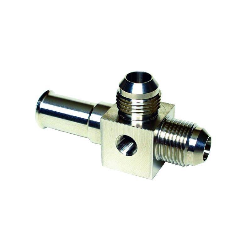 Aeromotive 15102 Aeromotive SS Coupler to Convert Ford OE Fuel line (86-06) to Dual -8 AN Male Ports thumbnail 5