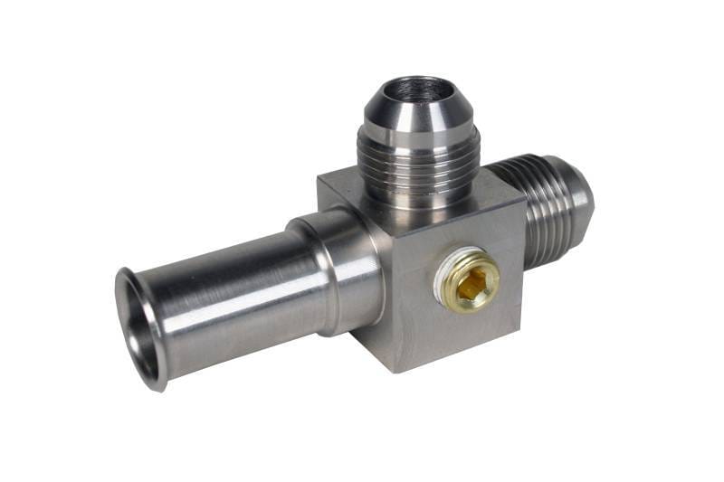 Aeromotive 15102 Aeromotive SS Coupler to Convert Ford OE Fuel line (86-06) to Dual -8 AN Male Ports thumbnail 9