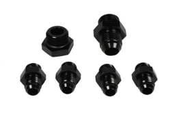 Aeromotive 15202 Aeromotive A4 Regulator Fitting Kit (for two (2) carbs) (4) AN-06/(1) AN-10/(1) AN-10 Plug)