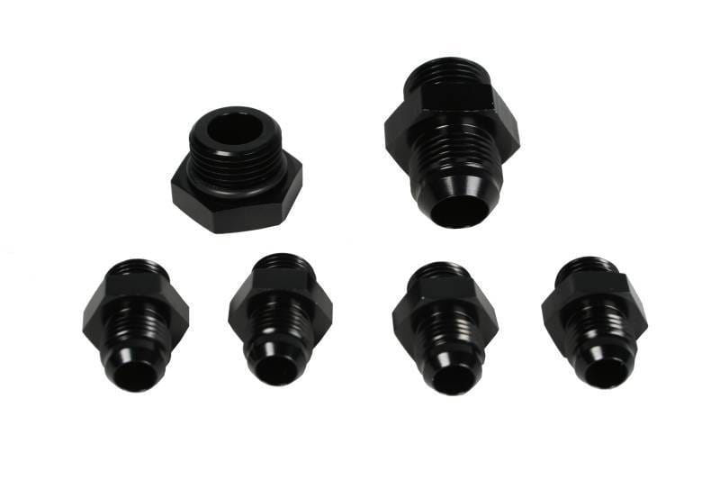 Aeromotive 15202 Aeromotive A4 Regulator Fitting Kit (for two (2) carbs) (4) AN-06/(1) AN-10/(1) AN-10 Plug)