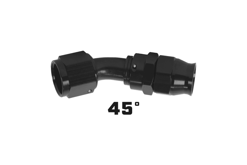 Aeromotive 15354 Aeromotive PTFE Hose End - AN-08 - 45 Deg - Black Anodized thumbnail 7