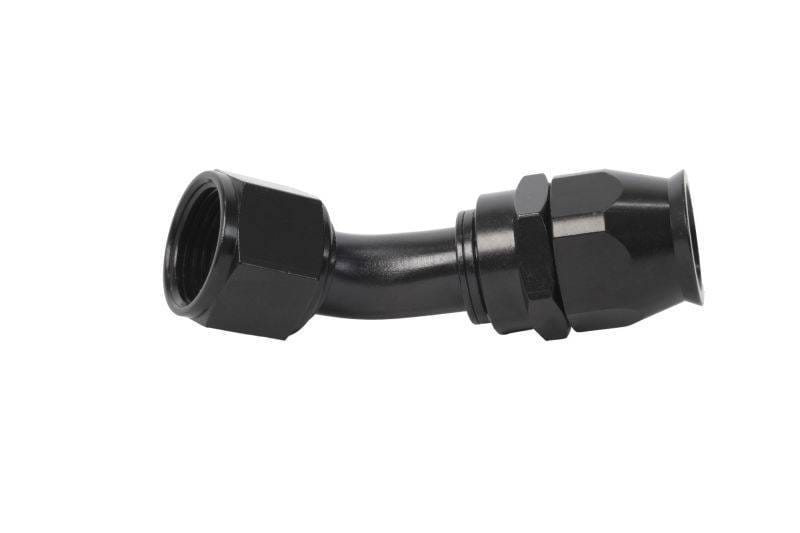 Aeromotive 15360 Aeromotive PTFE Hose End - AN-12 - 45 Deg - Black Anodized
