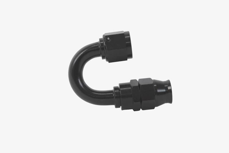 Aeromotive 15363 Aeromotive PTFE Hose End - AN-08 - 180 Deg - Black Anodized