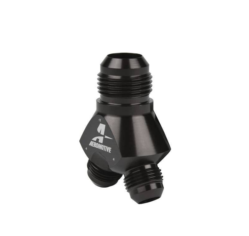 Aeromotive 15677 Aeromotive Y-Block - AN-12 - 2x AN-08 thumbnail 3
