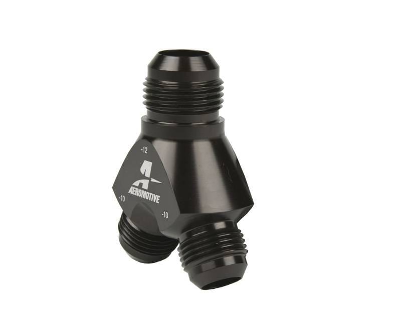 Aeromotive 15678 Aeromotive Y-Block - AN-12 - 2x AN-10 thumbnail 3