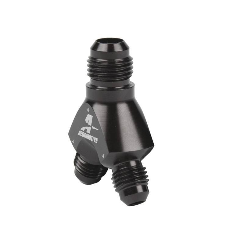 Aeromotive 15671 Aeromotive Y-Block - AN-06 - 2x AN-04