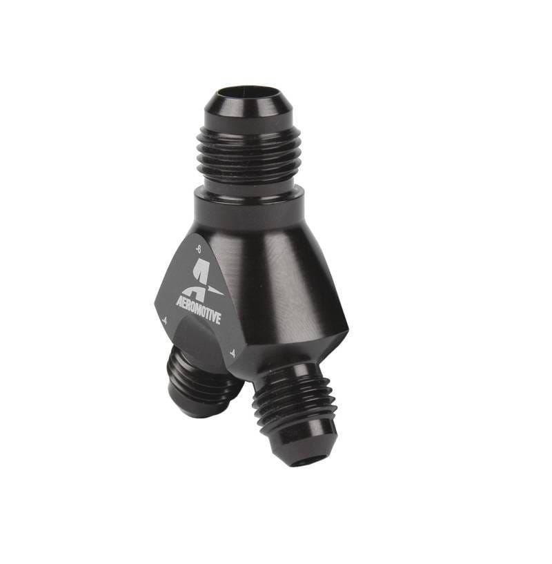 Aeromotive 15671 Aeromotive Y-Block - AN-06 - 2x AN-04 thumbnail 3