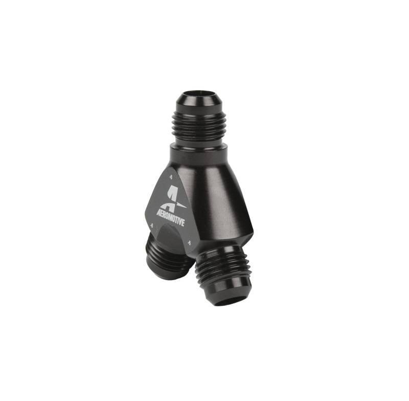 Aeromotive 15672 Aeromotive Y-Block - AN-06 - 2x AN-06
