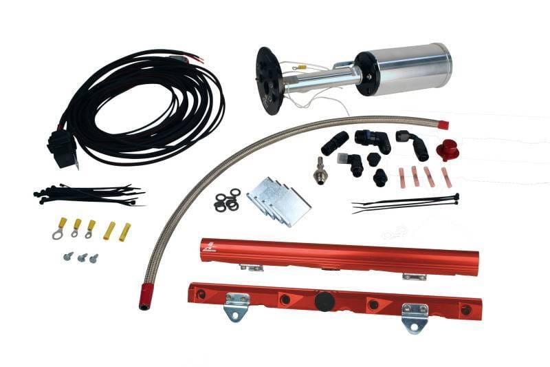 Aeromotive 17186 Aeromotive C6 Corvette Fuel System - Eliminator/LS7 Rails/Wire Kit/Fittings