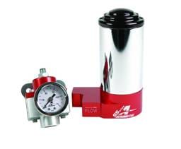 Aeromotive 17247 Aeromotive SS Carbureted Pump Reg Gauge Kit - AN Style Ports