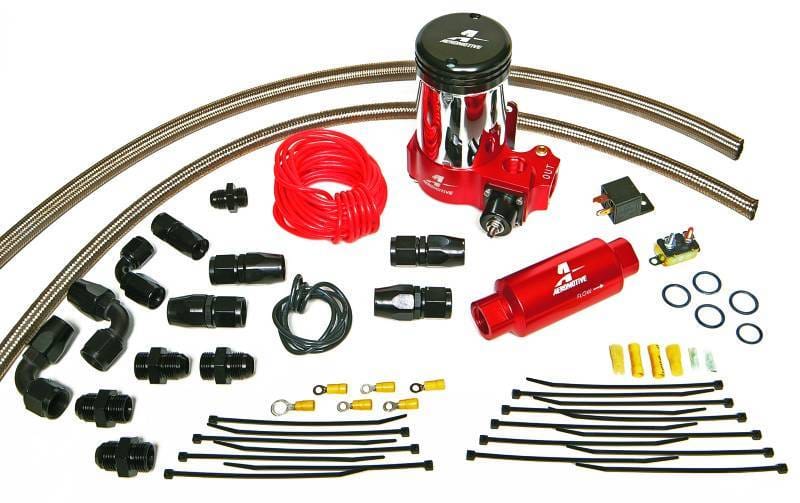 Aeromotive 17202 Aeromotive A2000 Drag Race Pump Only Kit (Incl. Lines/Fittings/Hose Ends/11202 Pump)