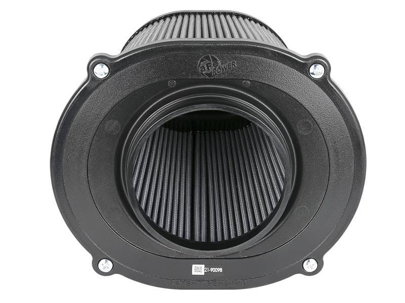 aFe 21-90098 aFe Quantum Pro DRY S Air Filter Flat Top - 5in Flange x 9in Height thumbnail 3