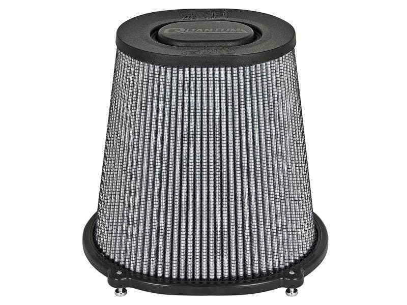 aFe 21-90098 aFe Quantum Pro DRY S Air Filter Flat Top - 5in Flange x 9in Height thumbnail 7