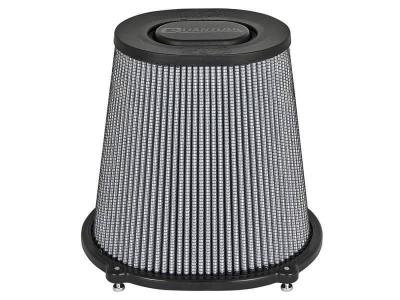 aFe 21-90098 aFe Quantum Pro DRY S Air Filter Flat Top - 5in Flange x 9in Height thumbnail 11