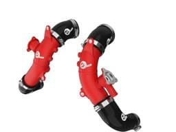 aFe 46-20558-R aFe 2022 Toyota Land Cruiser (J300) V6-3.5L (tt) BladeRunner 2.5in Aluminum Hot Charge Pipe - Red