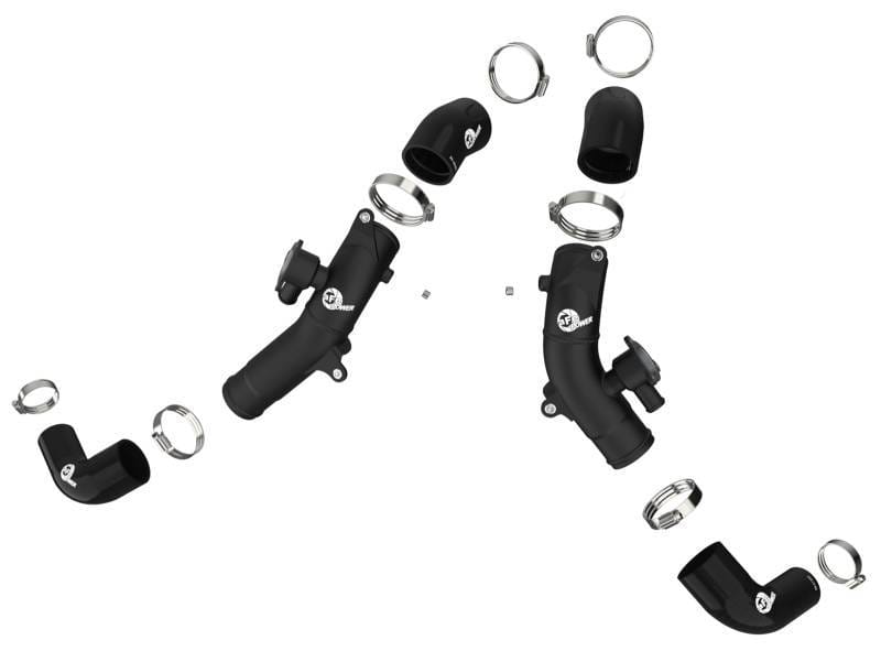 aFe 46-20568-B aFe 2022 Toyota Tundra V6-3.5L (tt) BladeRunner 2.5in Aluminum Hot Charge Pipe - Black thumbnail 11