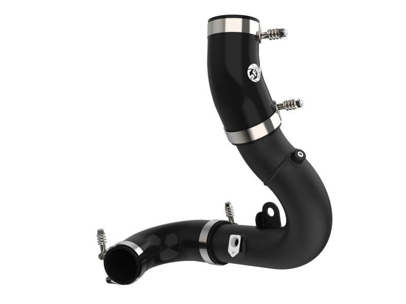 aFe 46-20609-B aFe Bladerunner 2.75in Aluminum Cold Charge Pipe Black VW GTI (MKVIII) 22-23 L4-2.0L (t)