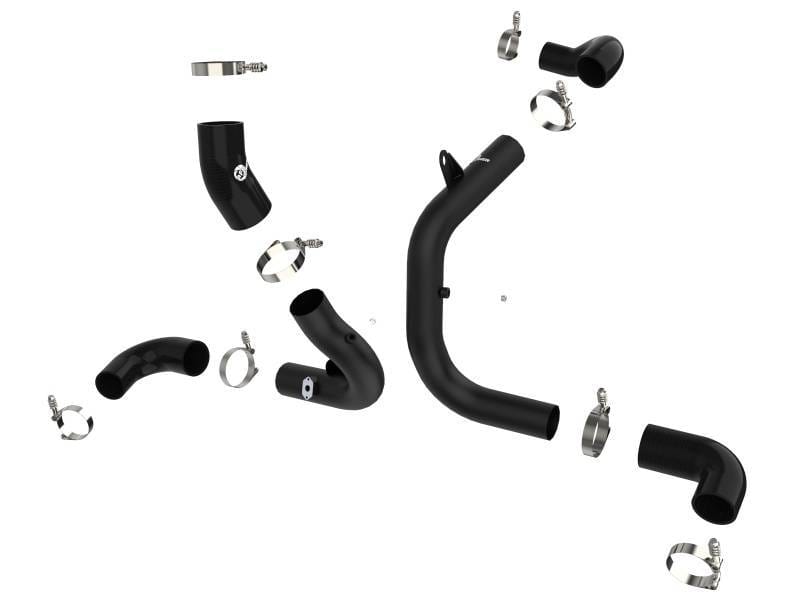 aFe 46-20414-B aFe BladeRunner 15-20 VW GTI (MKVII) L4-2.0L (t) Aluminum Hot and Cold Charge Pipe Kit Black thumbnail 9