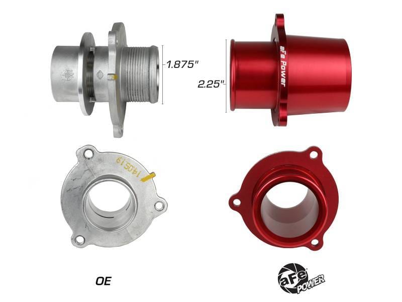 aFe 46-20417-R aFe 15-19 VW GTI Turbocharger Inlet Pipe - Red thumbnail 7