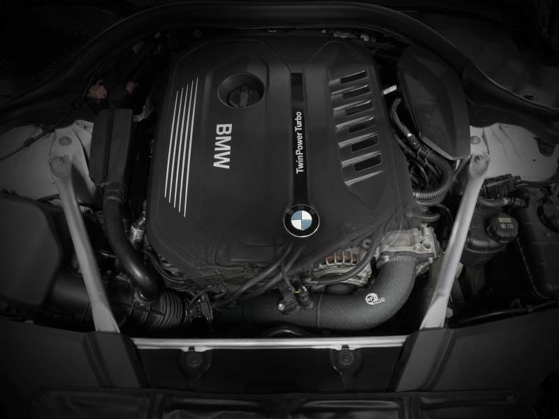 aFe 46-20548-B aFe 17-22 BMW 540i (G30/G31/G38) B58 L6 3.0L (t) BladeRunner 3in Aluminum Hot Charge Pipe - Black thumbnail 9