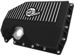 aFe 46-71210B aFe 05-19 VW 1.8L/2.0L w/ Oil Sensor Engine Oil Pan Black POWER Street Series w/ Machined Fins